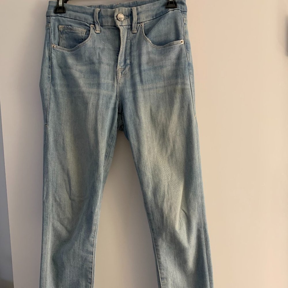 Good American - High Rise, Skinny Light Wash Jeans - Size 2